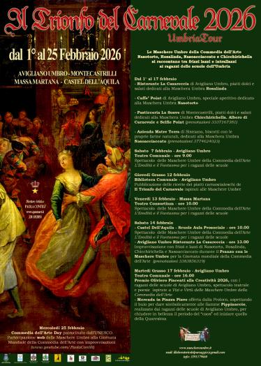 Poster del Trionfo del Carnevale 2026